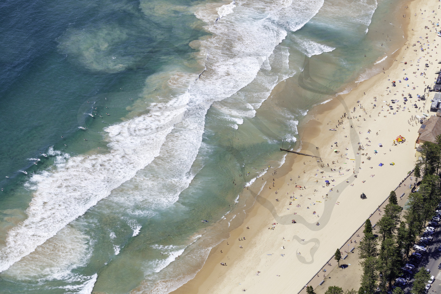 Manly Beach Aerial Stock Photos High Resolution Immediate Download