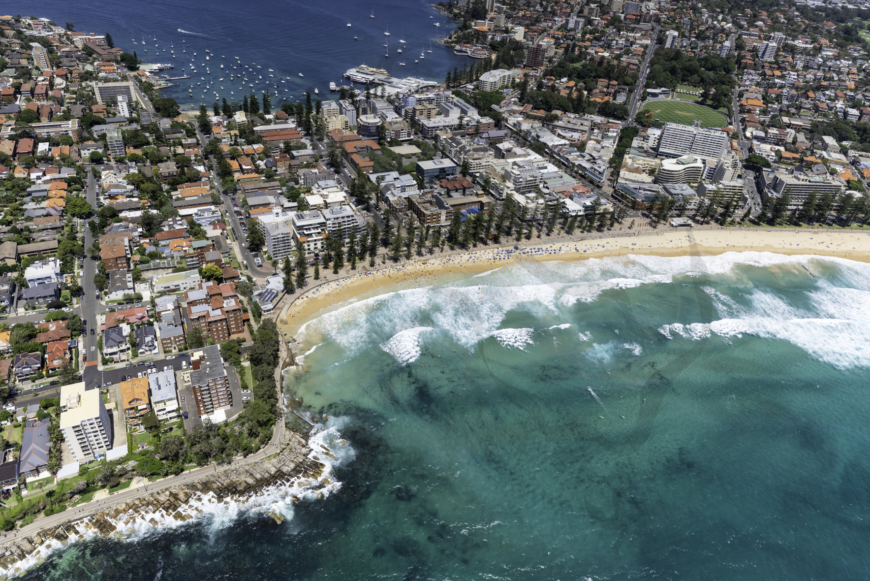 Manly Beach Aerial Stock Images   Northern Beaches Sydney   High