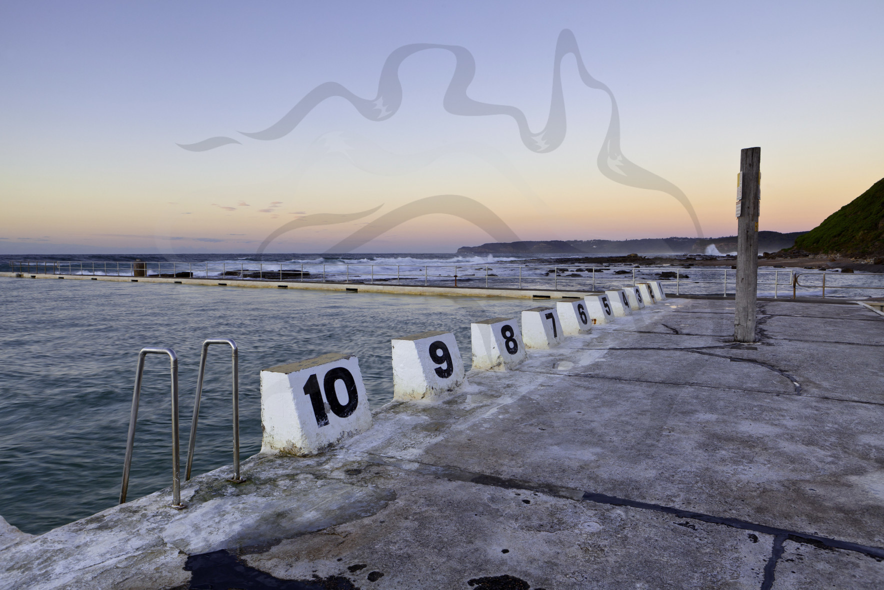 Merewether Ocean Baths Dawn Stock Photography Newcastle Images 