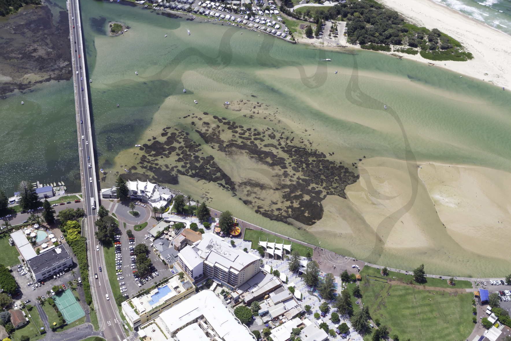 The Entrance Aerial Stock Photos - High Resolution Digital Download Cheap